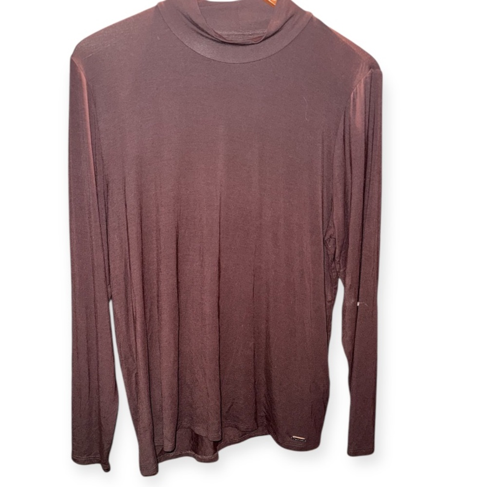 NWT’s Calvin Klein Brown/Maroon Long Sleeve XL Shirt